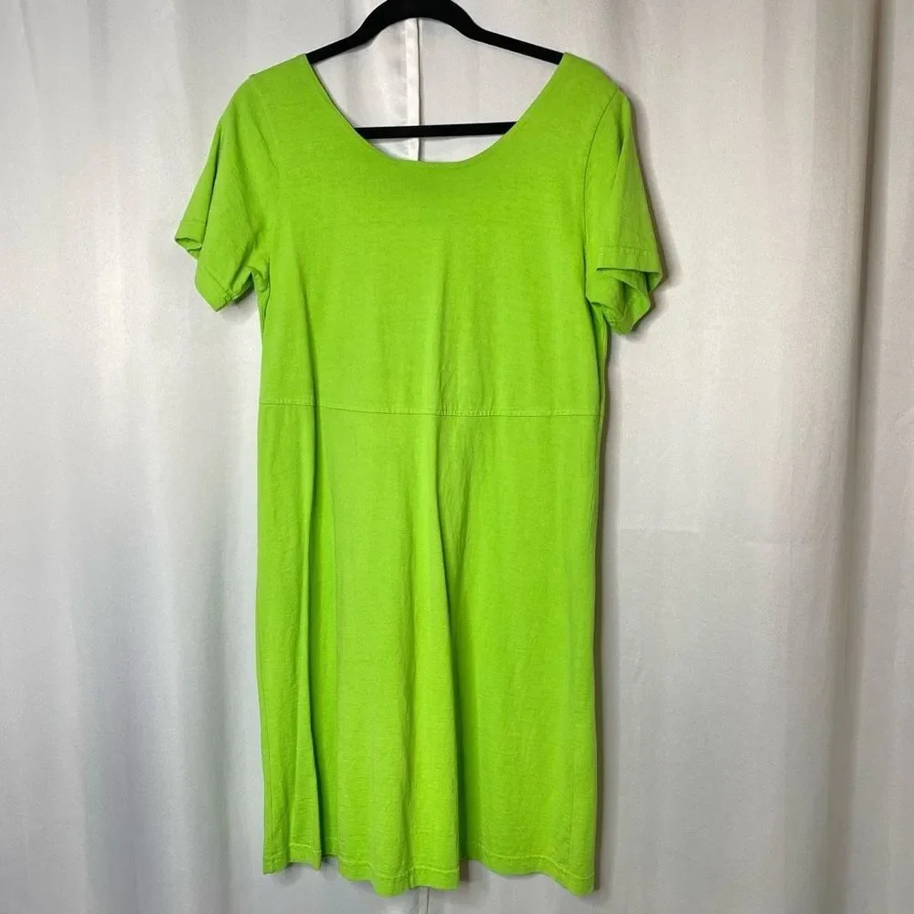 Cover Charge Vintage T-Shirt Dress with pockets Green Size Small - Picture 7 of 9
